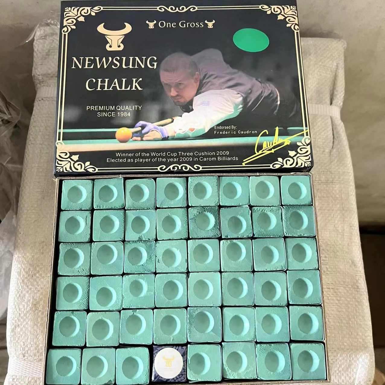 Cheap price 144pcs Newsung brand green color chalk for sale