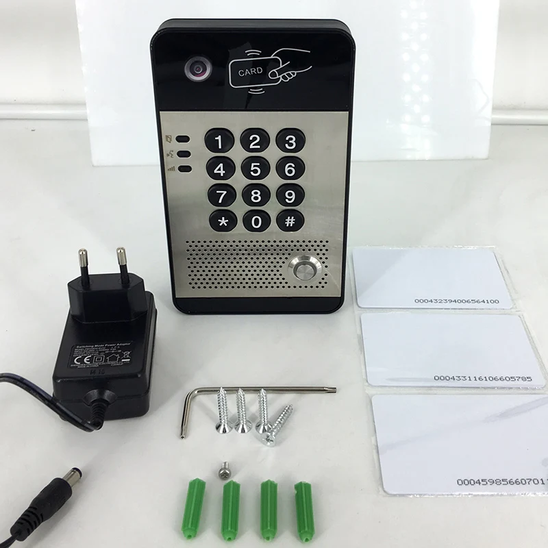 VoIP video intercom system for apartments security door phone waterproof designed