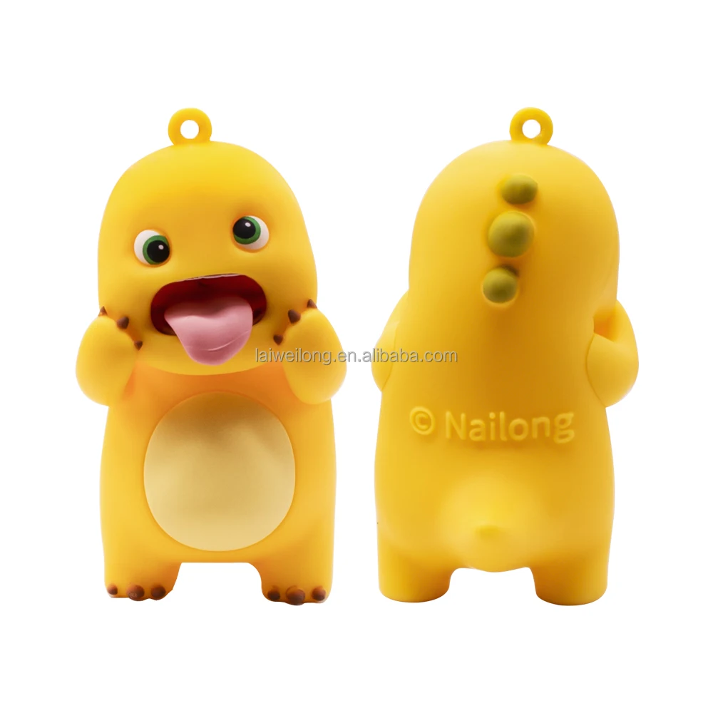Customized Big size Cute yellow Dino Pokemoned Figure Highly Restored 1:1 Nailong Action Figures Milk Dragon for Girls Kids Gift