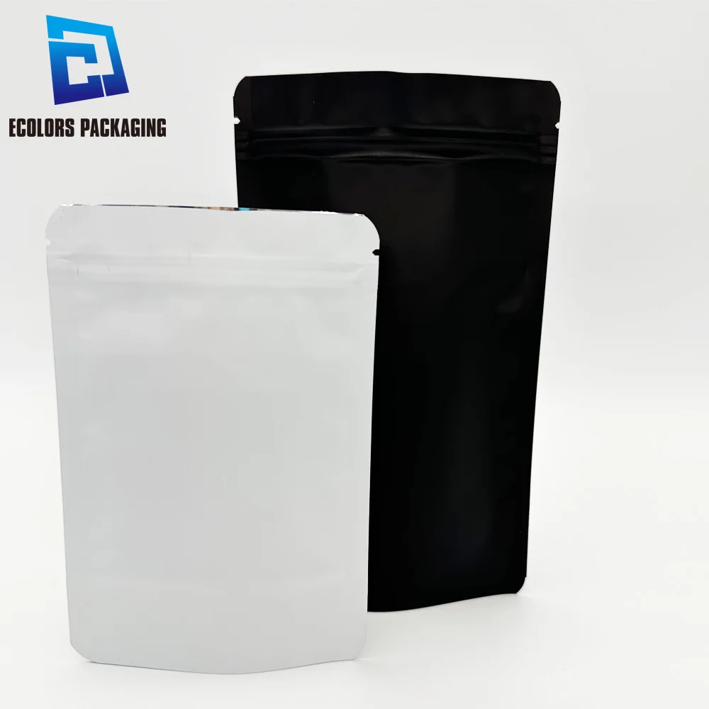 in stock wholesale custom logo printed laminated colorful mylar plastic zipper bag packaging stand up pouches for food package