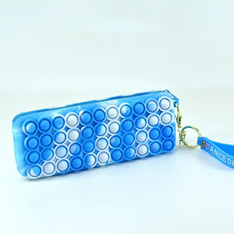 Новинка, Лидер продаж, силиконовая игрушка-фиджет радужного цвета, школьные принадлежности, коробка