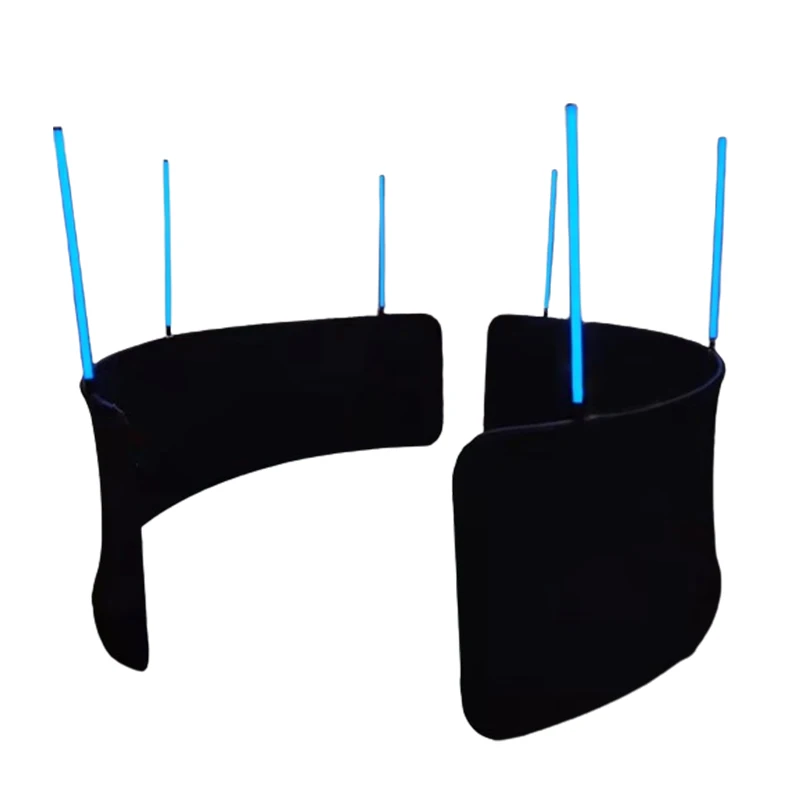 8*10ft Party 360 Degree Photo Booth With 6 Led Lights And Fence Elastic Background Printed Logo