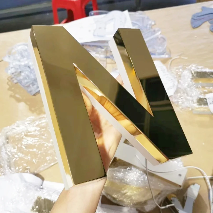 Sign Manufacturer Custom 3D Illuminated Standard Channel Letter Company Sign Shop Business Sign For Store