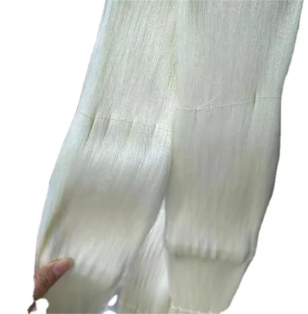 Cynthia 100% Mulberry Silk Tops Roving natural White A1