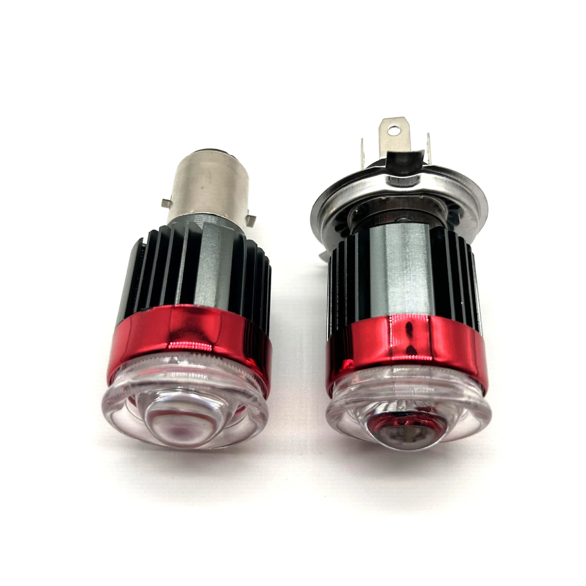 Motorcycle Led lights built-in headlights electric car lens spotlights near and far light one demon eye modified bulb