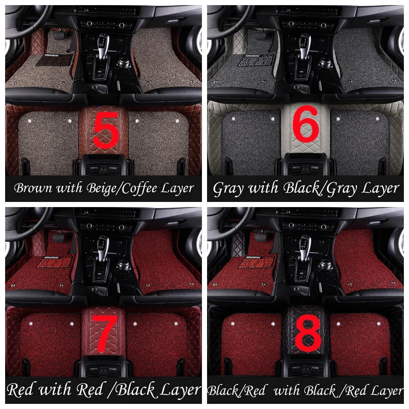 2023 High Quality Car Mats For Mercedes Benz  C / G / S / A Class E Class GLK GLE  Car Floor Mats