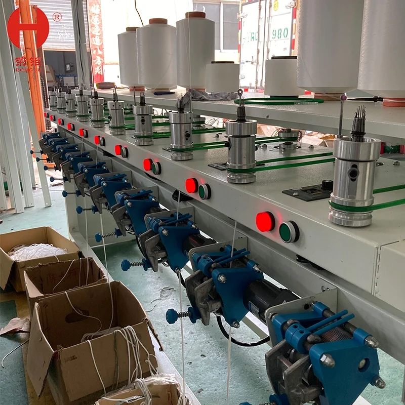 Good quality mask earloop knitting making machine mask earloop machine flat round elastic cord making machine