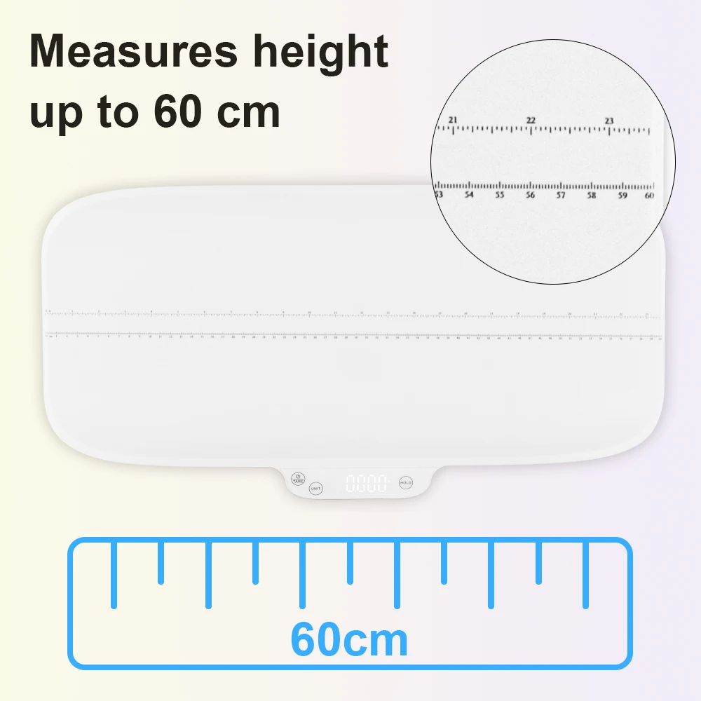 Tare function hold function White LED display 30kg scale digital baby scales & growth charts newborn baby weight scale