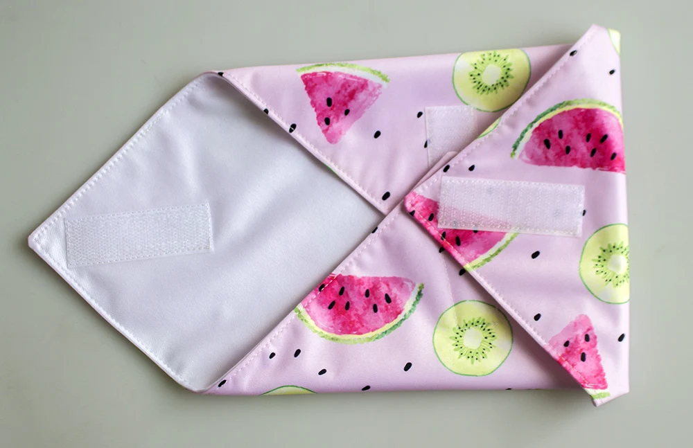 Plastic Free Reusable Sandwich Wraps Waterproof Cloth Sandwich Hamburger Bag Safe Fruit Food Lunch Snack Pouch Holder Storage