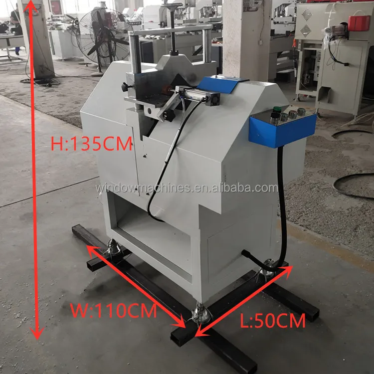 Pvc Window And Door Frame V Notch Cutting Saw Upvc Window Making Machine