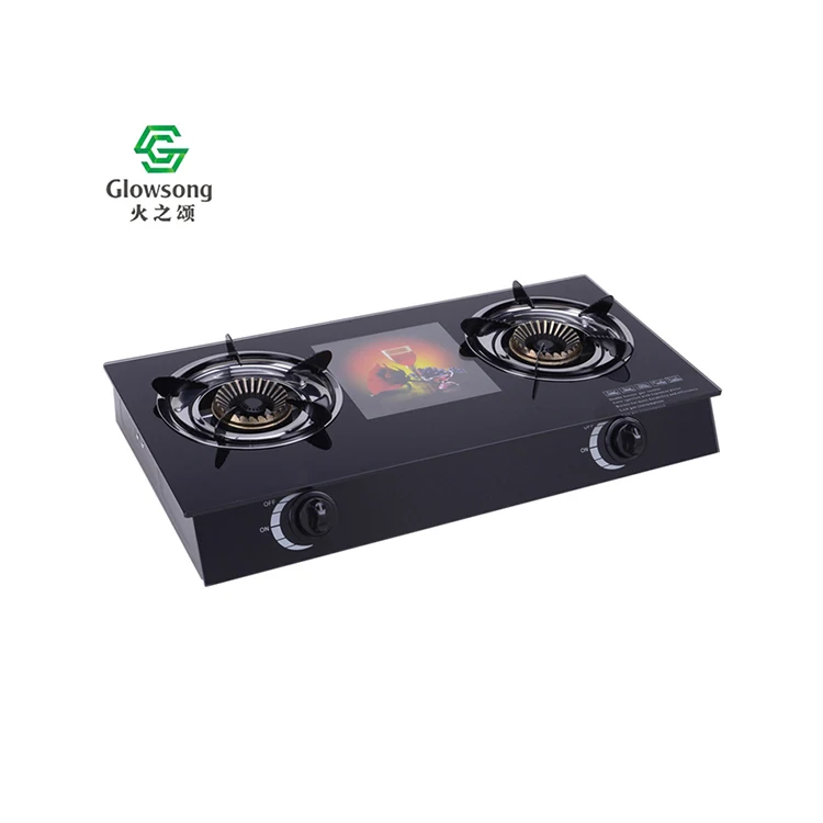 
Promotional Top Quality Top Table Tempered Glass Gas Stove 