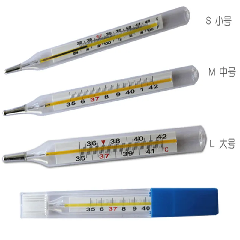 
Oral Long Bulb Clinical Mercury Glass Thermometer 