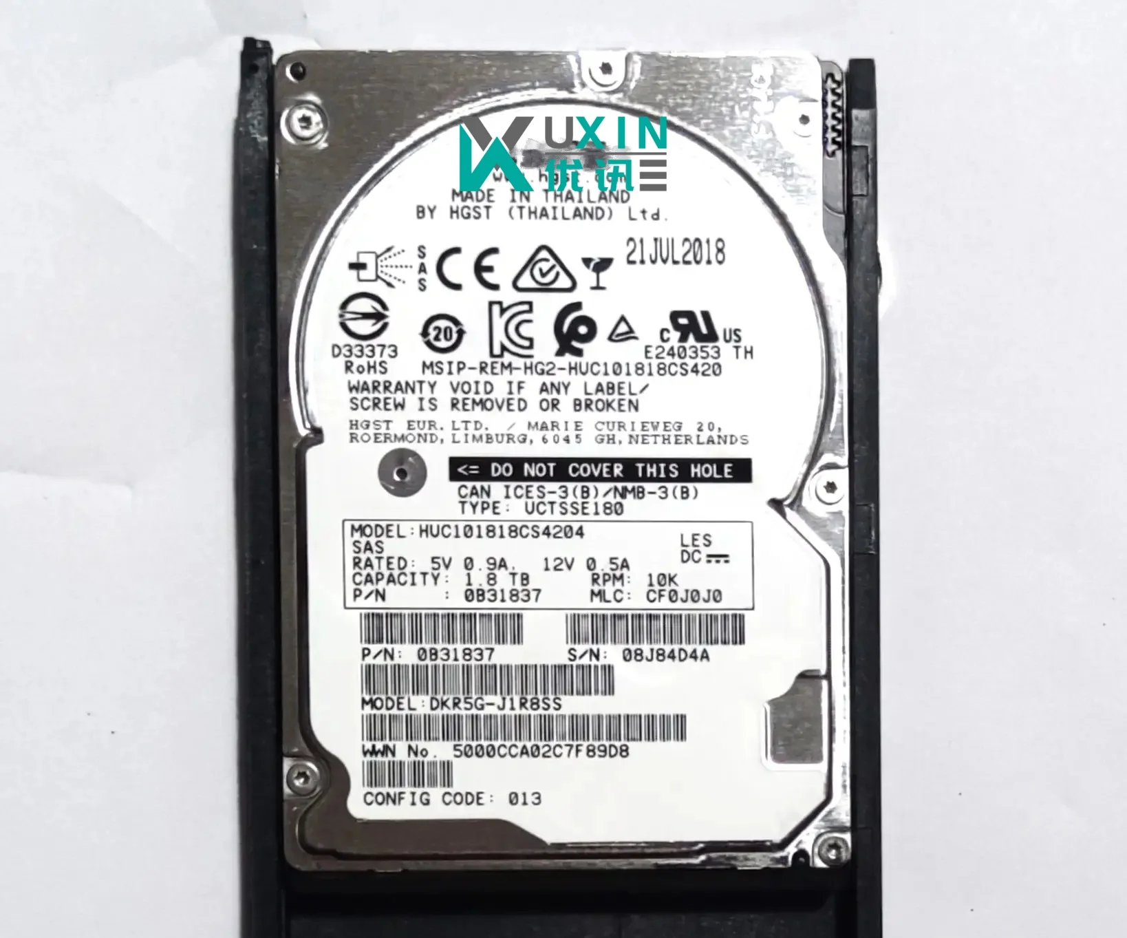 Bulk X440A-R6 800G 2.5inch Enterprise Internal Solid State Drive Server SSD SAS 2.5 108-00374 DS2246 DS224C