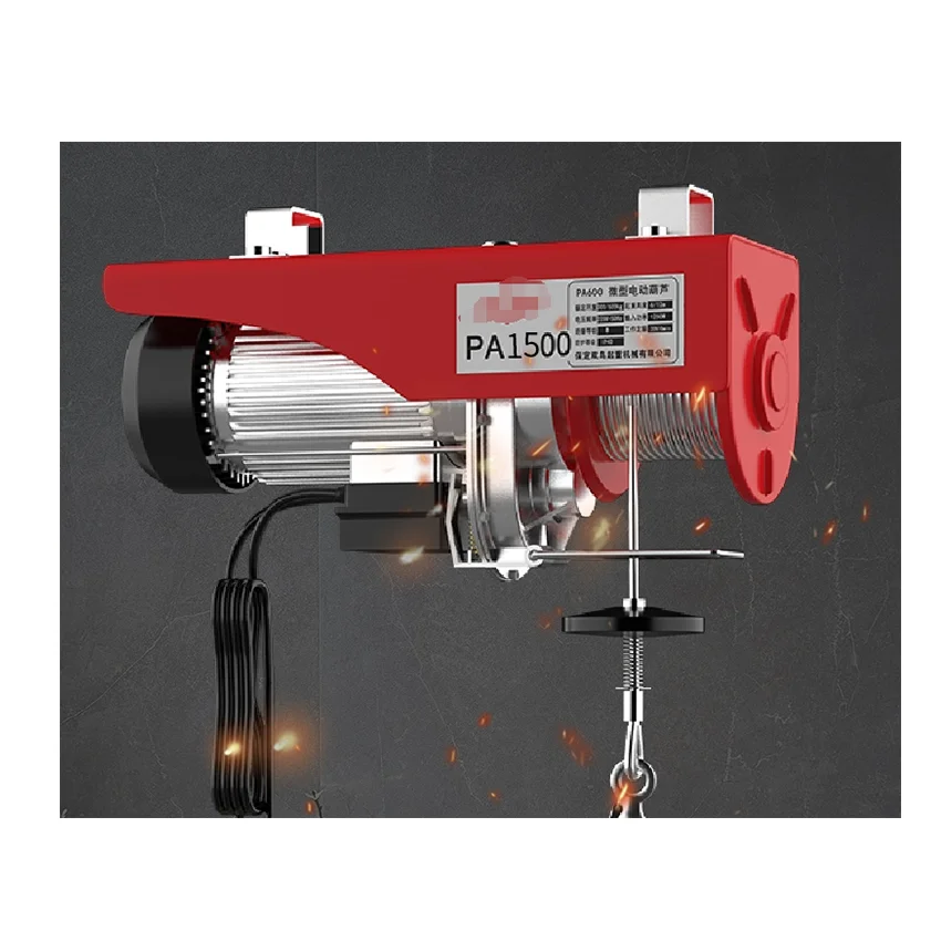 custom logo lifting crane micro PA200 PA500 PA400 PA300 PA600 PA800 PA1000  mini light duty electric hoist