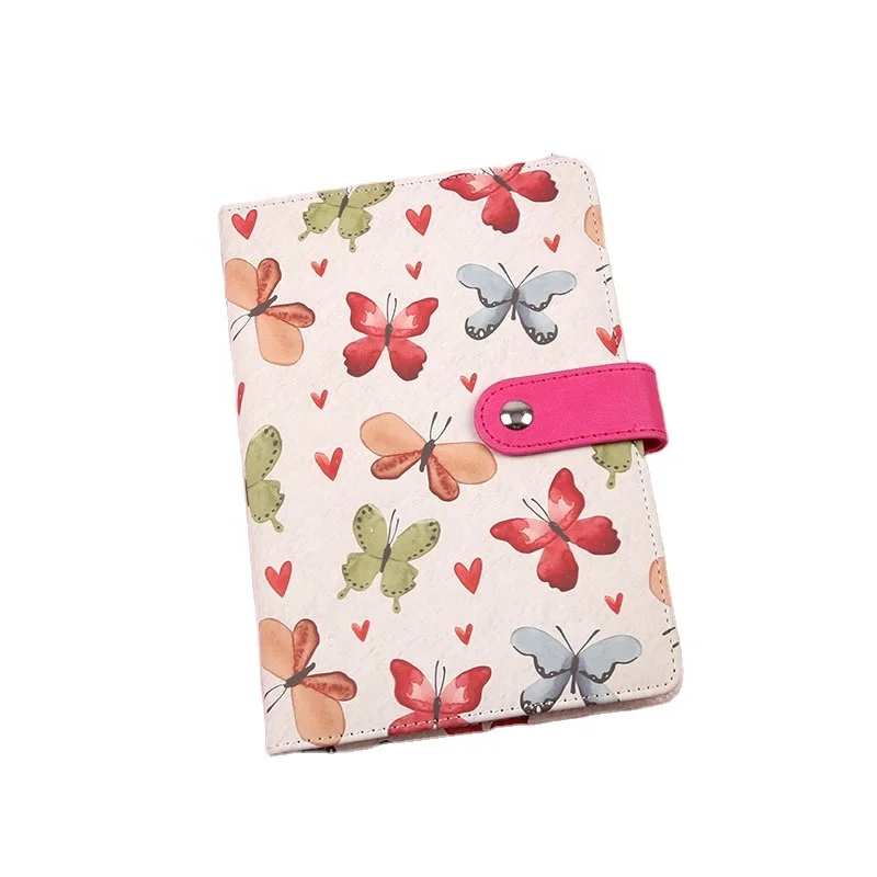 pu Leather notebook cover cute cheap notebook kids diaries