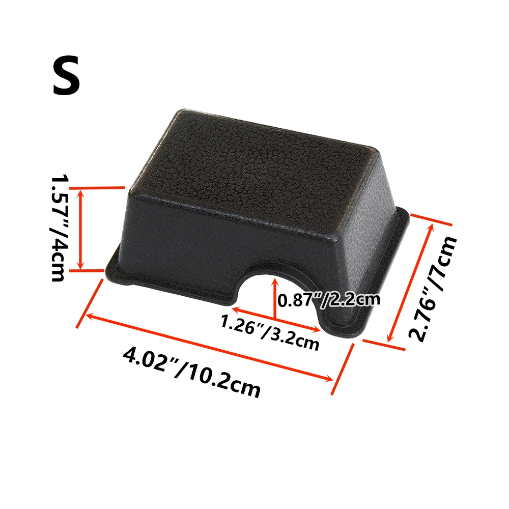 S M L XL XXL Small Animal Hideaway Reptile Hideout Plastic Hides Box Snake Gecko Black Plastic Reptile Gecko Hide Cave