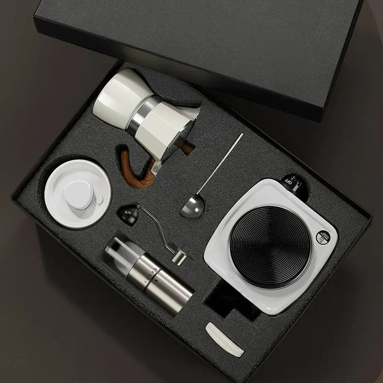 2024 Portable travel coffee bag gift outdoor camping waterproof manual drip coffee grinder pot saver filter kit tools coffee set