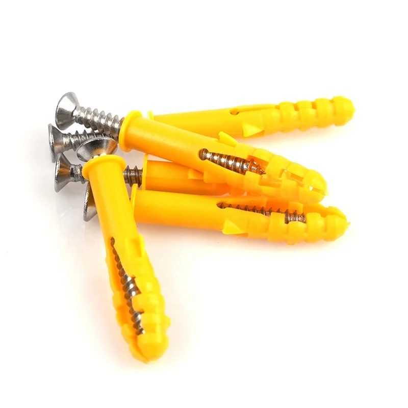 Factory Price M6 M8 M10 M12 Wall Screw Plug Expansion Drywall Anchors Anchor Bolt Fish Shape Plastic Nylon Inch Building ANKA