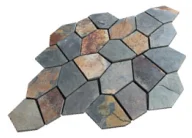 stone mosaic exterior floor tile for pavement
