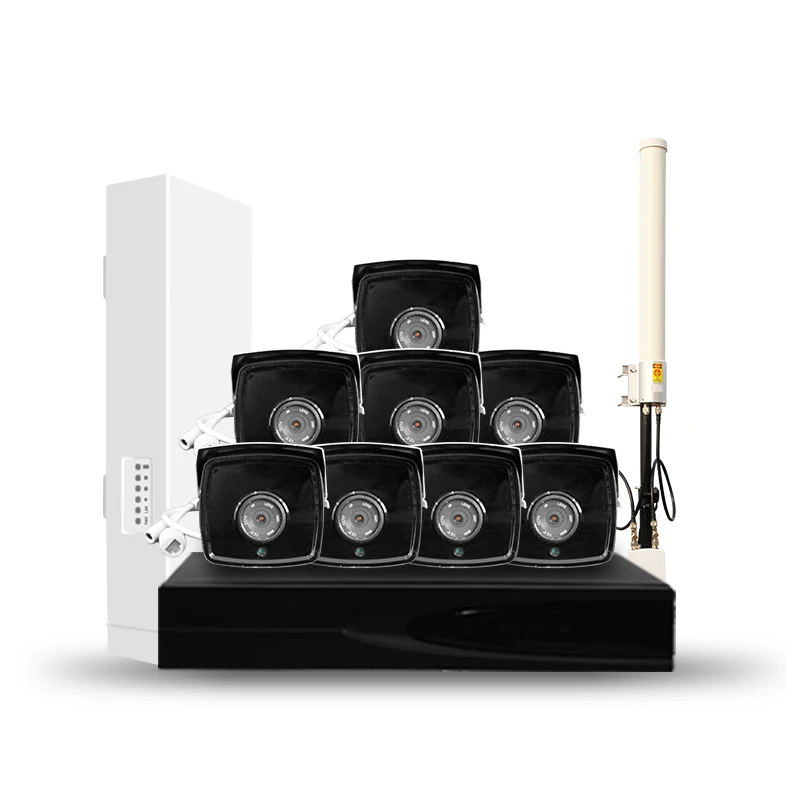 3km wifi cctv system 8ch nvr cctv kit cctv system wireless hd 2mp set