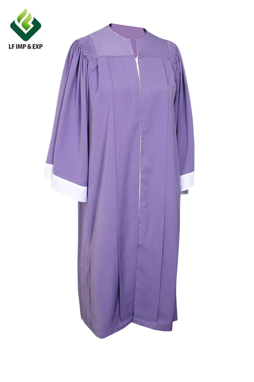 Высокое качество Фиолетовый v-образный хор платья для католических хоров