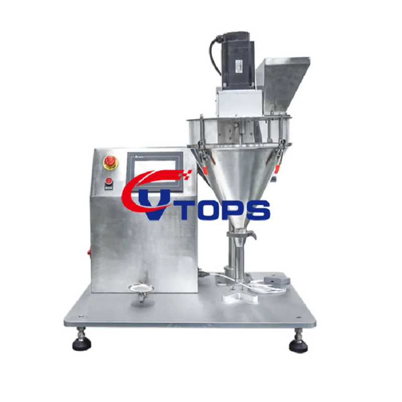 Wholesale Semi Automatic Pepper Spice Coffee Powder Small Manual Auger Powder Filling Machine