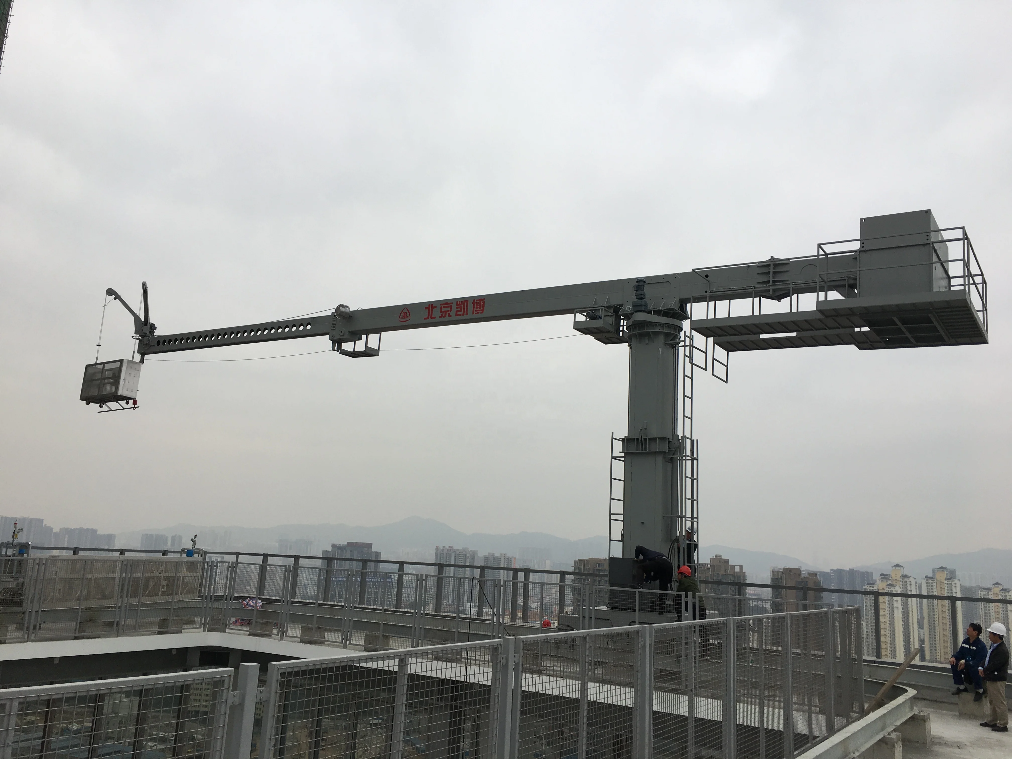 BMU building maintenance unit facade cleaning equipment suspended access equipment with CE and EAC certificate