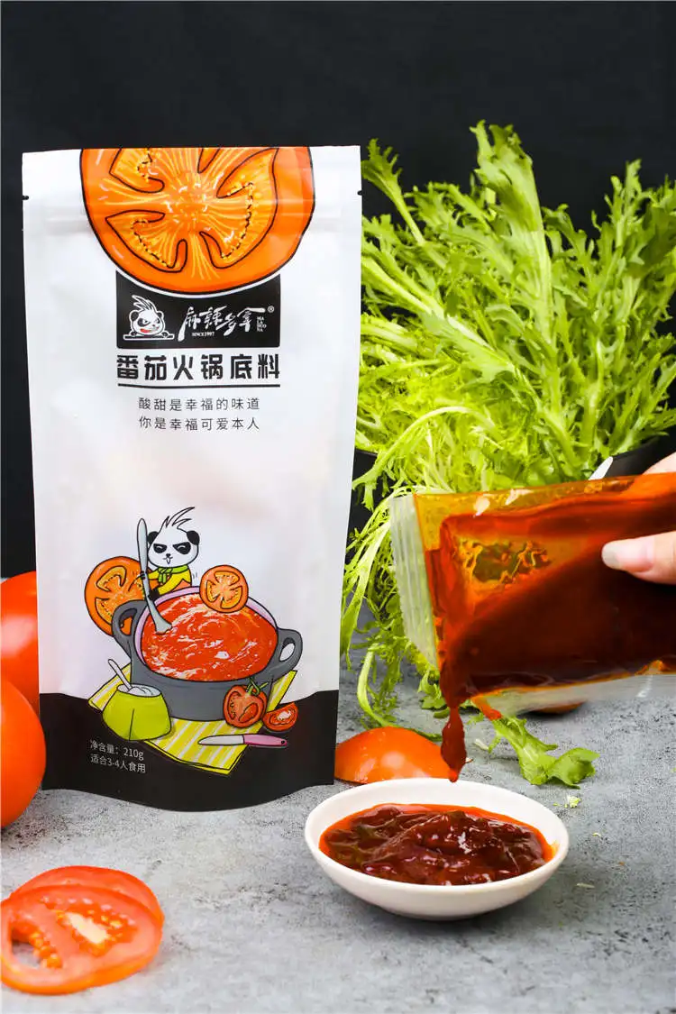  Заводская цена вкусные мгновенные приправы для томатов Haidilao в пакетах 210 г