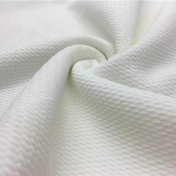 High Elastic Bullet Fabric White Quality Assurance Blank Plain Bullet Fabric Factory Direct For Sublimation