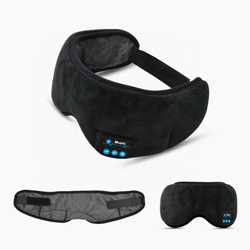 New Arrival Private Label Upgraded Musicozy 3D Bluetooth Sleep Mask with Headphones for Men & Women