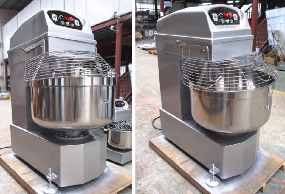 50kg flour capacity 130L Spiral Dough Mixer Bread Making Machine Bakery Equipment With CE Certificate