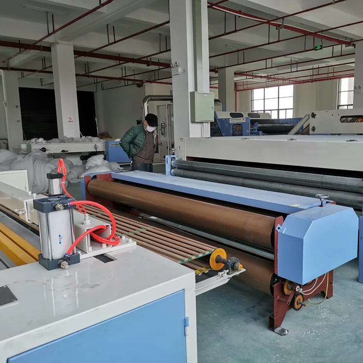 thermal bonded wadding non woven production line for glue free wadding