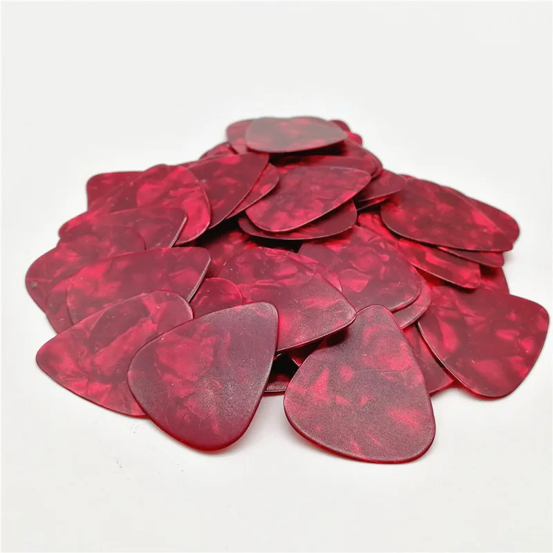 
Custom brand Logo guitar pick Printing Pearl red Guitar Pick maker blank guitar picks 