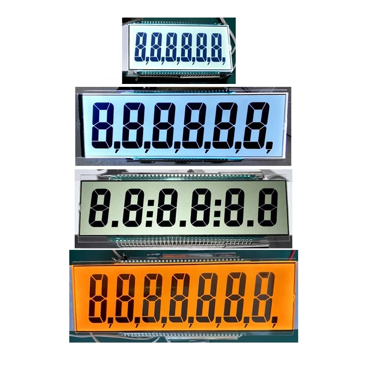 STN FSTN VA TN LCD Screen Volt-Ammeter Energy Meter Smart Digital Voltmeter LCD Display Manufacture Design For Power Meter