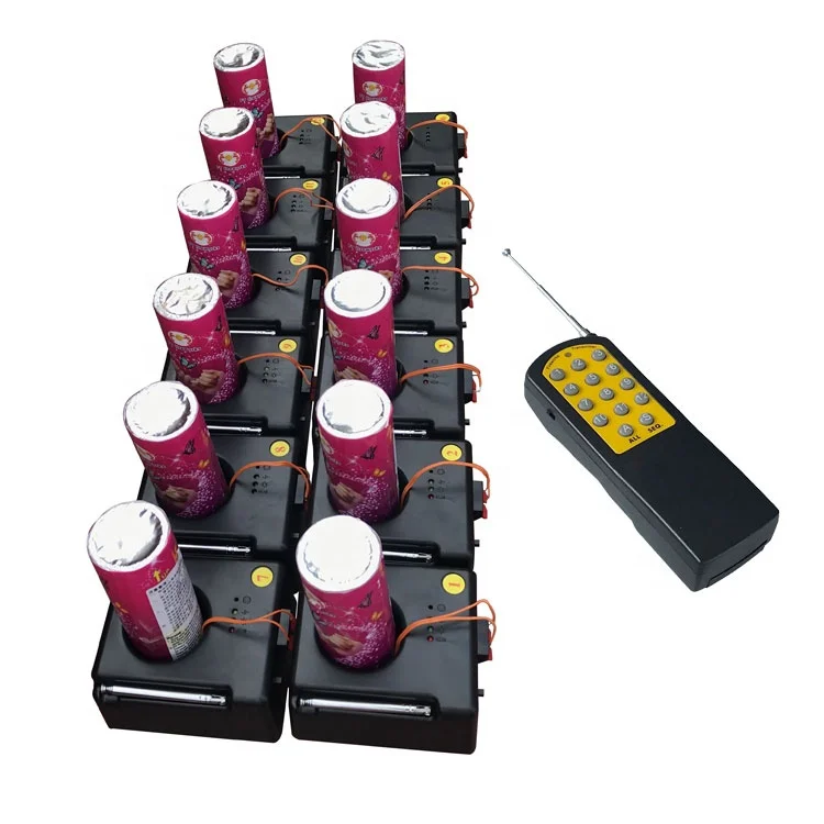 12 cues indoor cold Wedding stage fireworks show fireworks firing system