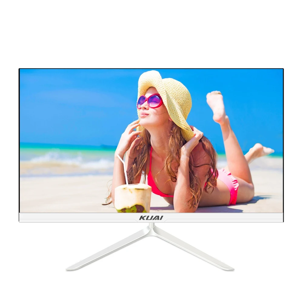 KUAI базовая модель 24-дюймовый монитор FHD 1080P 75 Гц VESA совместимый с плоским экраном Настольный ПК монитор
