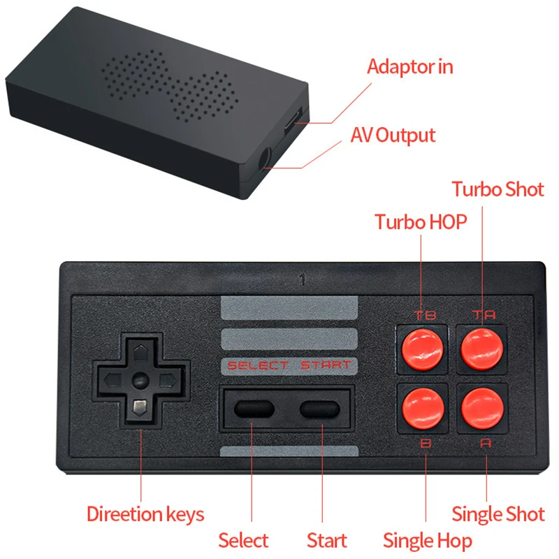 Cheap 620 Games Machine Video Console Extreme Game Box 2.4G Wireless Controllers Gamepads TV Stick Retro Mini Consola for NES