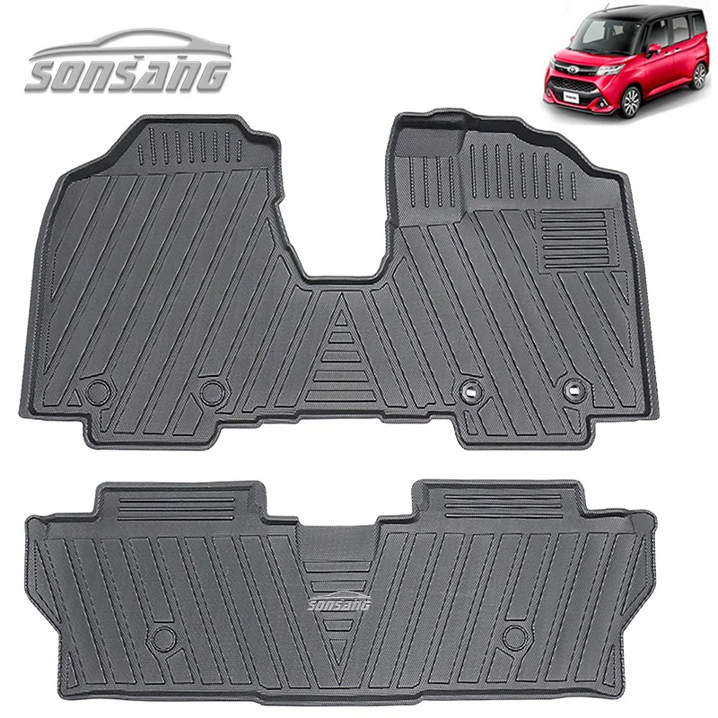 SONSANG RHD TPE Car Mats For TOYOTA TANK ROOMY Right Hand Drive TPE Car Foot Mat Carpet Car Rubber Mats