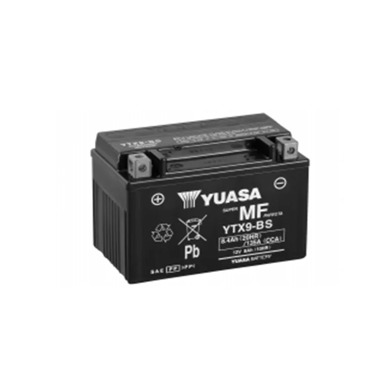 High quality long cycle life YTX9-BS motorcycle battery