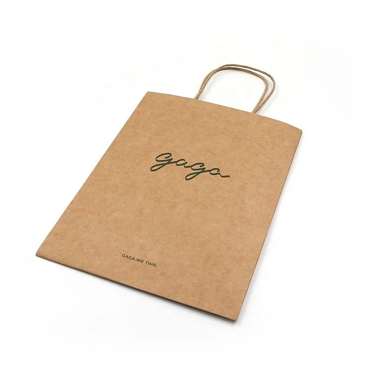 Custom Retail Bulk Paper Bags Packaging Gift Bag Print Shopping Paper Design Cheap Disposable Kraft Paper Clothing Bags