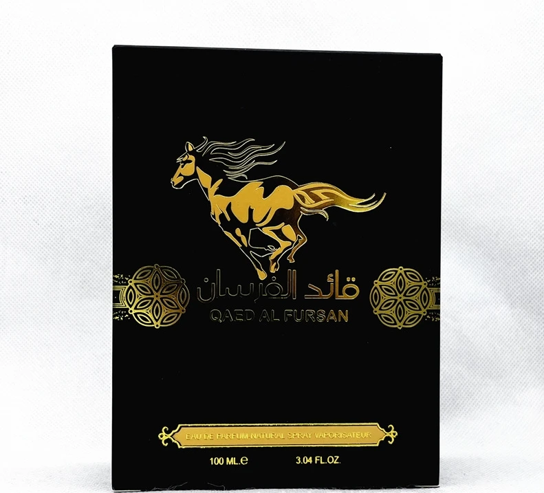 Низкая цена Акция QAED AL FURSAN BLACK Eau de парфюмерия 100 мл латтафа Дубай арабские стойкие духи для мужчин