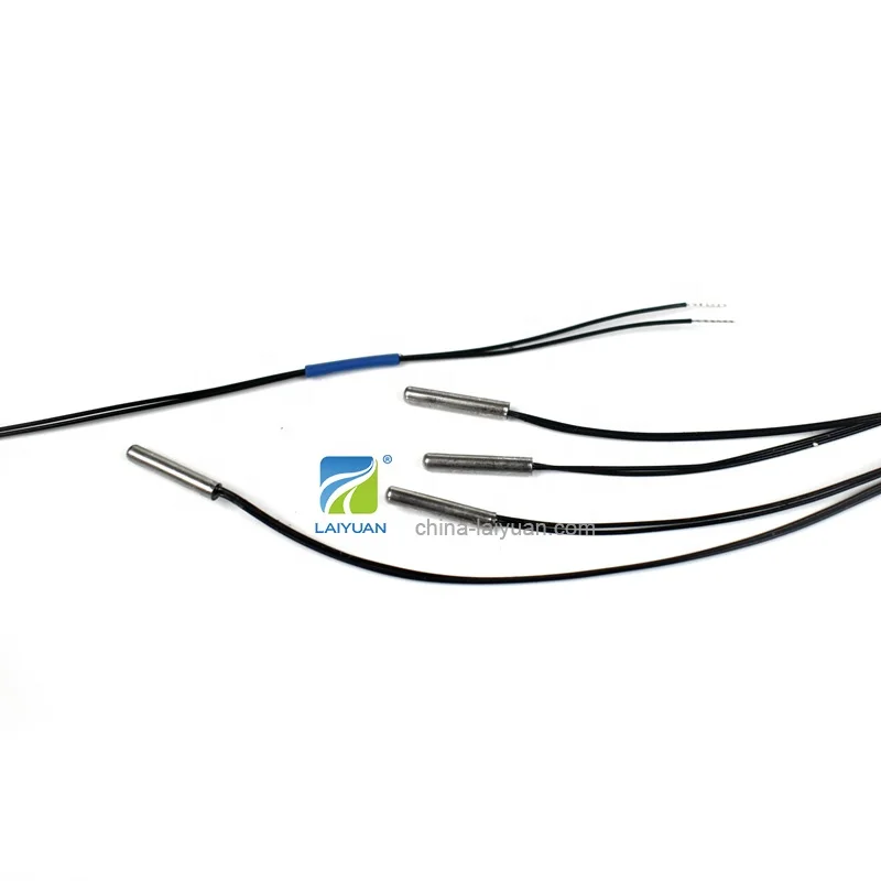 Laiyuan PVC/Epoxy Resin Ntc Thermistor Wine Cooler Temperature Sensor 2.252k 2.2k 10k Ohms