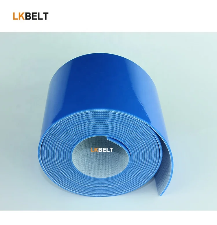 Hot sale customized PVC rubber Option pattern rough top conveyor belts for factory production line