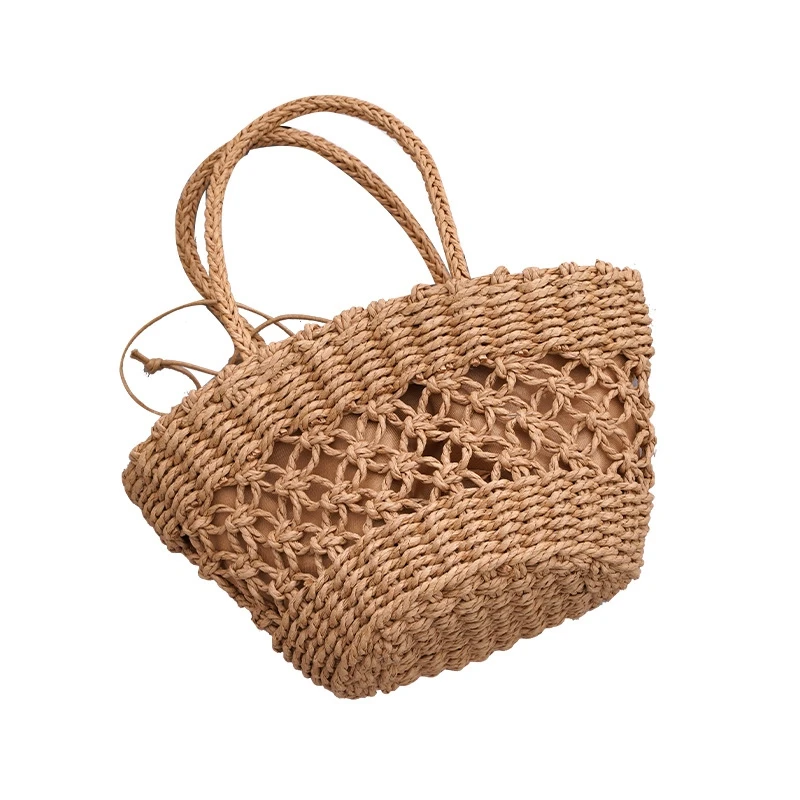Best Sale Wholesale Summer Straw Bag Moroccan custom logo Straw Bag Basket Bag Summer Straw