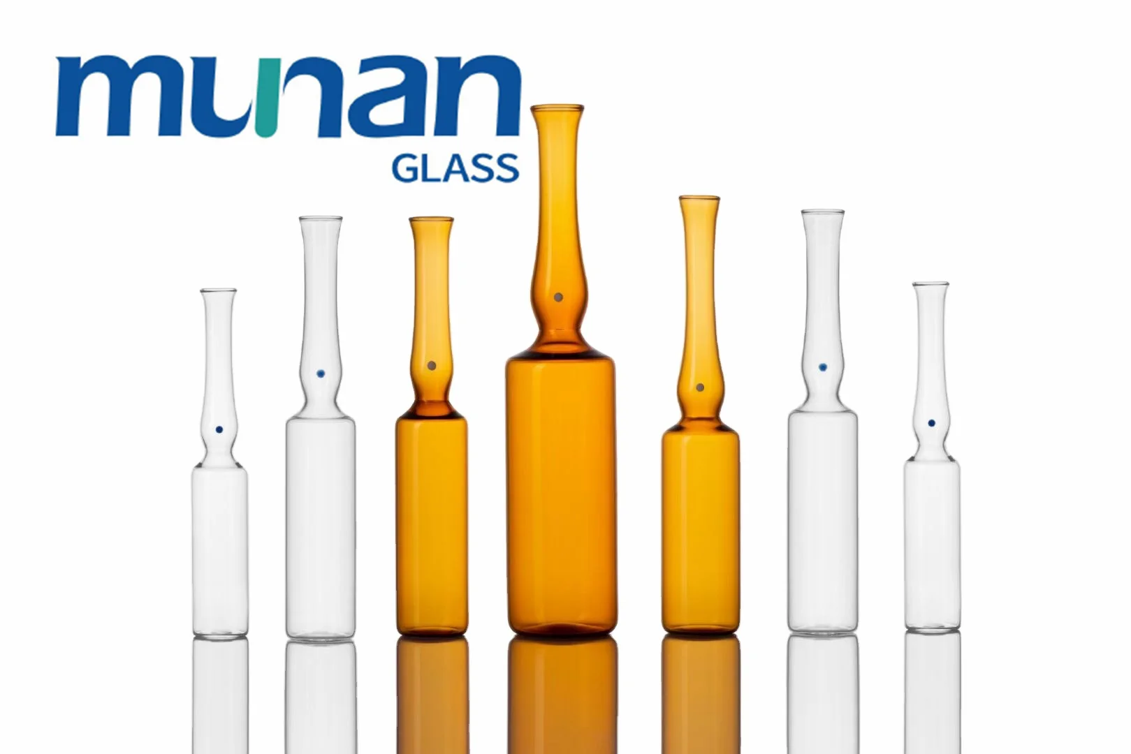 Customized  Transparent Double Sealed Neutral Point Glass Ampoule