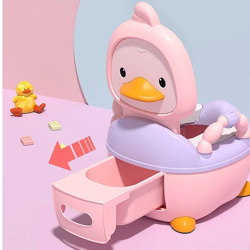 New Baby Product Toddler Potty Toilet Training Seat Portable Plastic Child Potty Kids Indoor Washroom Anti Slip Baby Chair