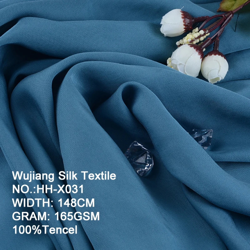 Лидер продаж дышащая ткань 30S 165gsm twel 100% tencel lyocell для рубашек