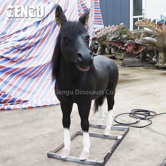 Realistic Sculpture Animal Life Size Horse For Sale