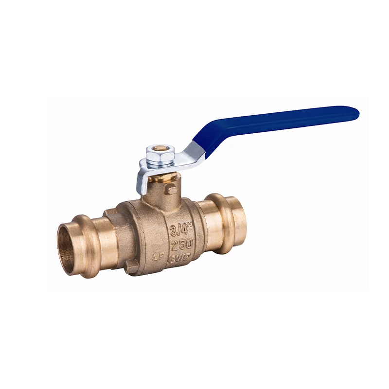 AVONFLOW High Quality Brass Ball Valve Full Port Quarter-Turn Lever for Water Press x Press