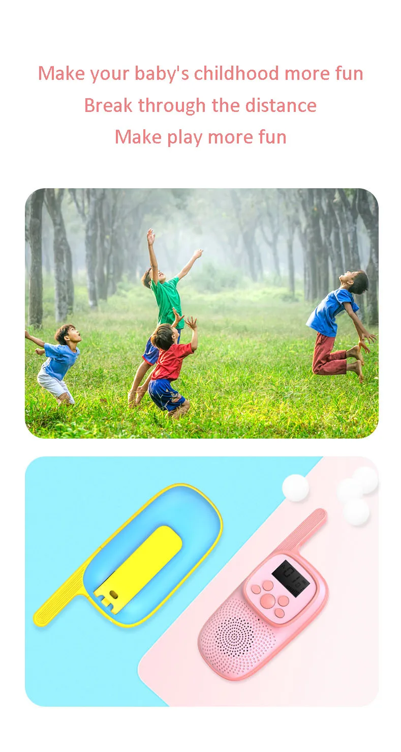 with flashlight girls mini walkie talkie for kids rechargeable